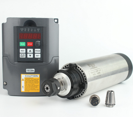 2.2kw 평면 스핀드 공기 냉각 키트 ER25 VFD와 함께 프레싱 스핀드 모터