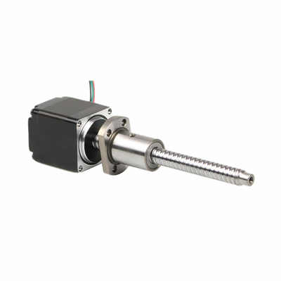 Jkongmotor NEMA 8/11/14/17/23/24/34 T5/T8/T10 리드 스크루 스텝 모터와 함께 트라페소이드 스레드 스크루 선형 스텝 모터