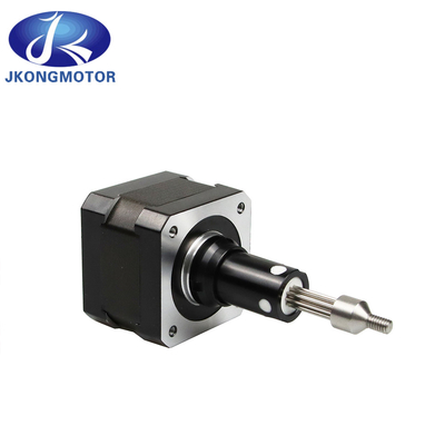 Jkongmotor NEMA 8/11/14/17/23/24/34 T5/T8/T10 리드 스크루 스텝 모터와 함께 트라페소이드 스레드 스크루 선형 스텝 모터