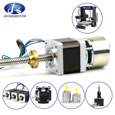 Jkongmotor 맞춤형 마이크로 선형 액추에이터 하이브리드 스테퍼 모터 NEMA 8 11 17 23 24 34 스크루와 선형 스테퍼 모터
