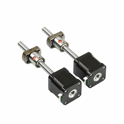 Jkongmotor 12V 24V NEMA 8 11 17 23 24 34 42 52 브레이크가 있는 미니 마이크로 볼 스크루 선형 기어 폐쇄 루프 스테퍼 모터