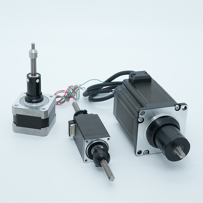 Jkongmotor 12V 24V NEMA 8 11 17 23 24 34 42 52 브레이크가 있는 미니 마이크로 볼 스크루 선형 기어 폐쇄 루프 스테퍼 모터