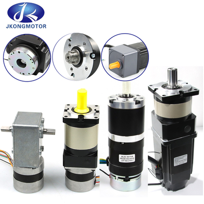 Jkongmotor 28mm-130mm/ 전력 10W-2000W/ CE RoHS / 사용자 정의 / BLDC 브러시리스 DC 모터 옵션과 기어박스 컨트롤러