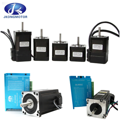 Jkongmotor Nema 11 17 23 24 34 클로즈 루프 하이브리드 세트 통합 클로즈 루프 스테퍼 모터 코더 / 브레이크 / 기어박스
