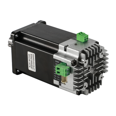 Jkongmotor 산업 광장 60mm1.27nm 통합 브러시리스 DC 서보 모터 400W 48V 통합 드라이버 CE 품질
