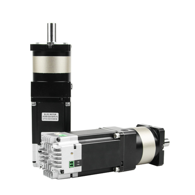 Jkongmotor Factory Nema24 60mm1.27nm DC 서보 모터 3000RPM 400W 48V 자동 AGV 로봇을 위한 통합 캐노펜 드라이버