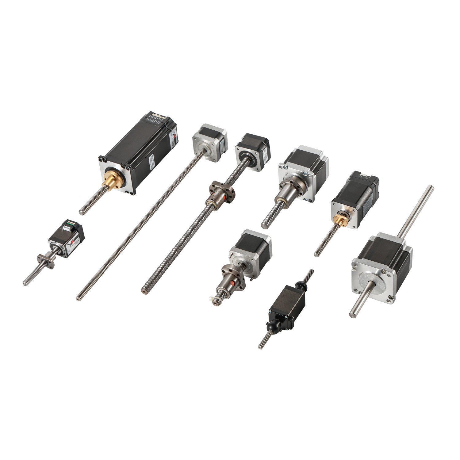 Jkongmotor 12V 24V NEMA 8 11 17 23 24 34 42 52 브레이크가 있는 미니 마이크로 볼 스크루 선형 기어 폐쇄 루프 스테퍼 모터