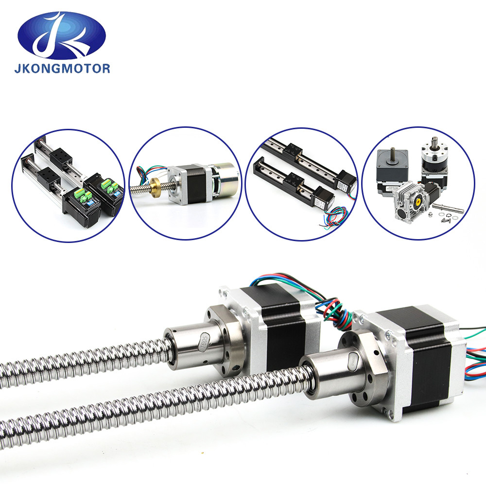 Jkongmotor 선형 스테퍼 모터 Nema 11 17 23 34 선형 전기 모터 내구성 공 나사 샤프트 작은 선형 모터