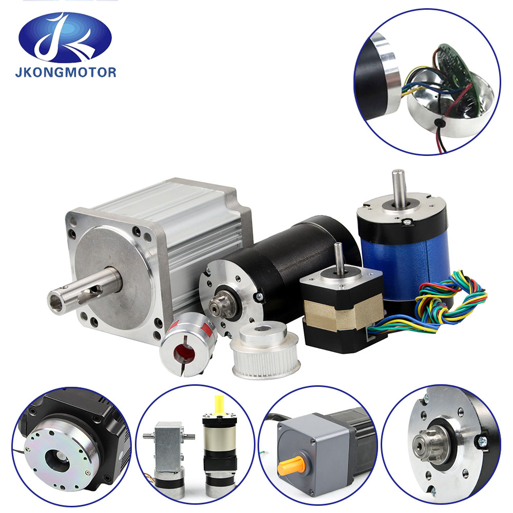 Jkongmotor Bldc 엔진 24v 12v 마이크로 DC 모터 56mm 3500rpm OEM 사용자 지정 드라이버 인코더 브러시리스 모터